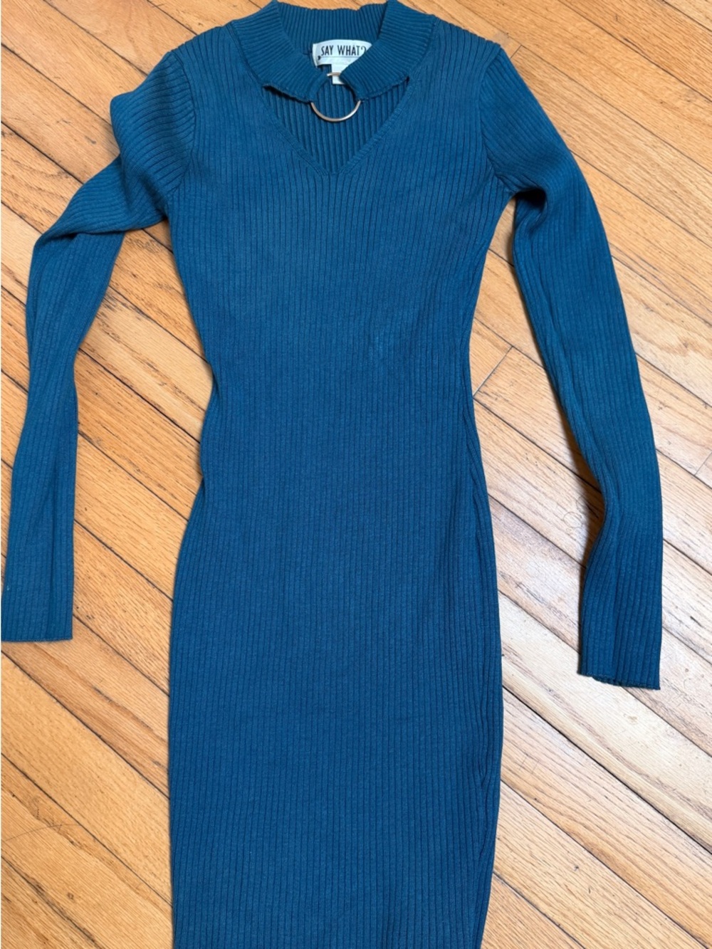 Women’s blue dress